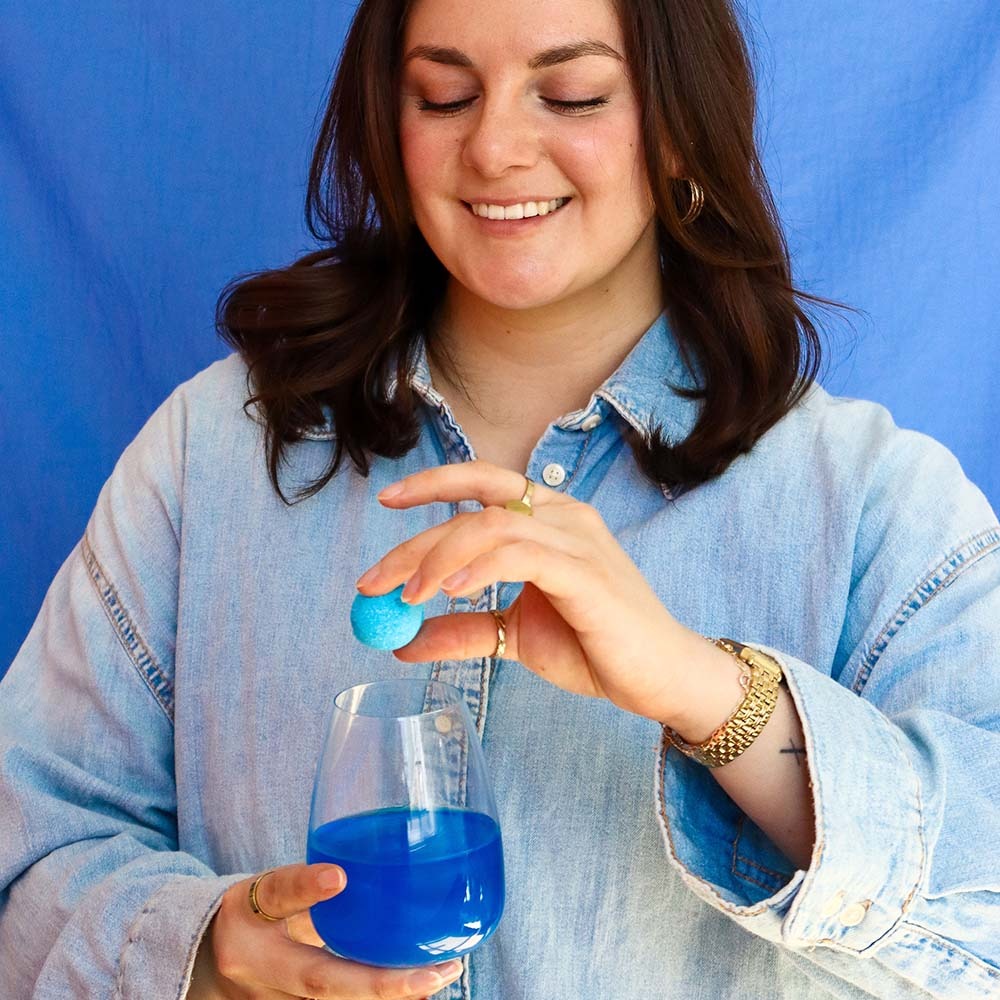 Blue Raspberry Cocktail Bomb