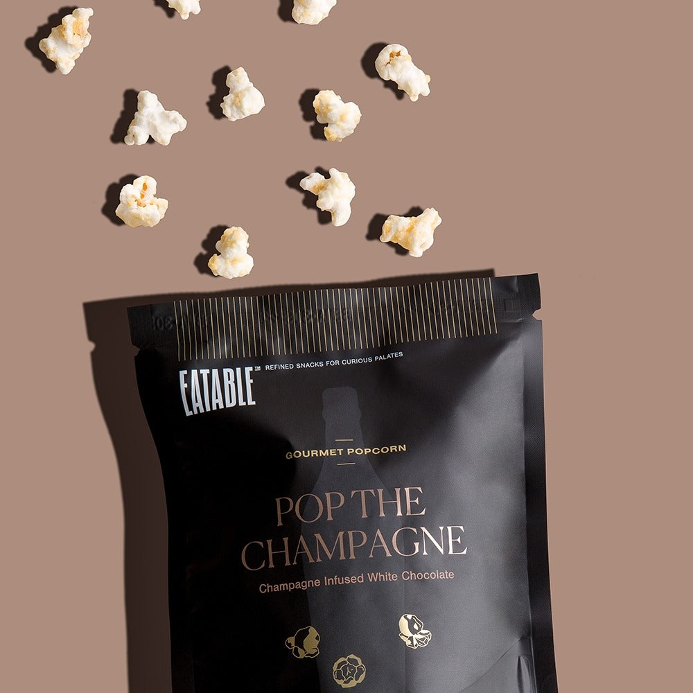 Mini Pop the Champagne White Chocolate Popcorn