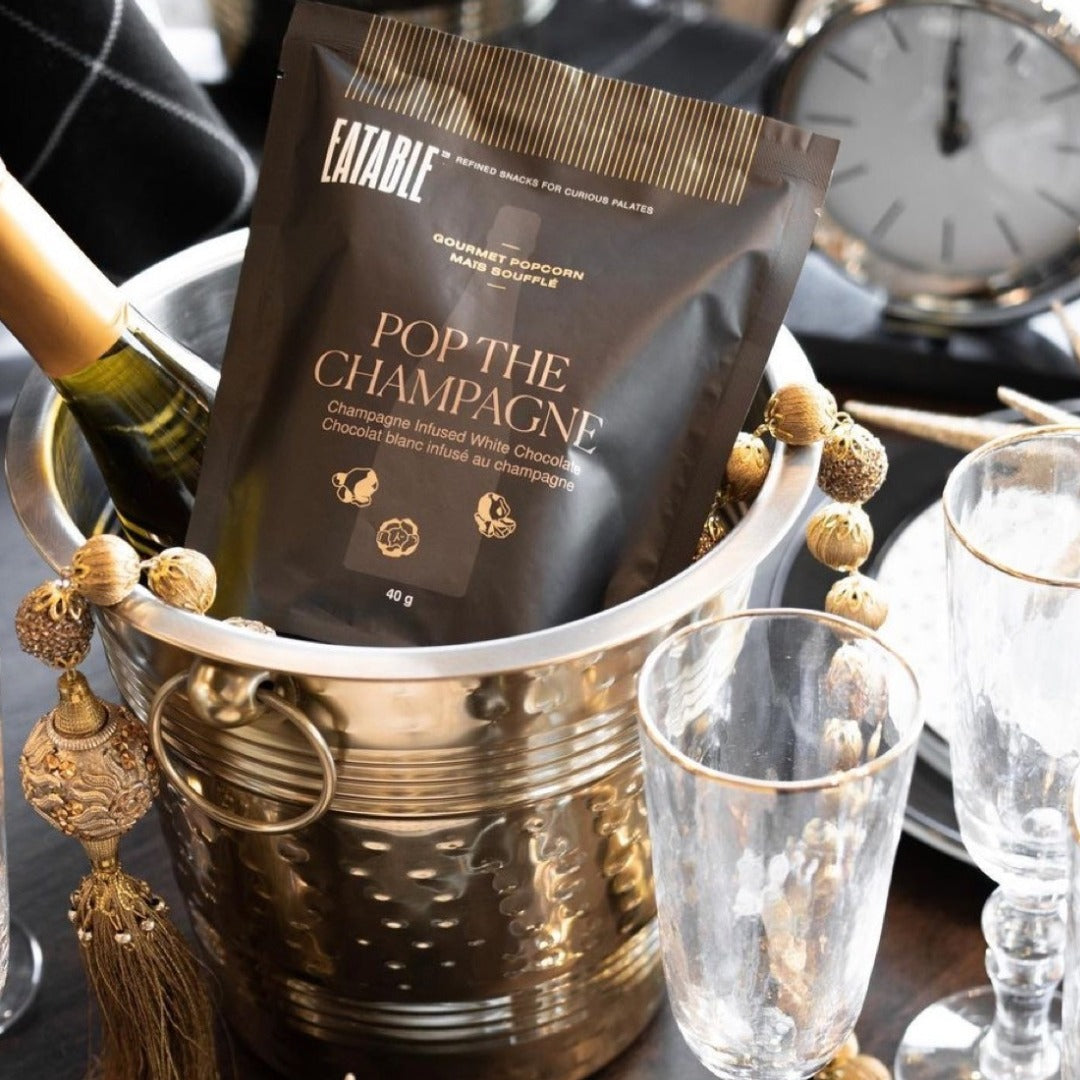 Mini Pop the Champagne White Chocolate Popcorn