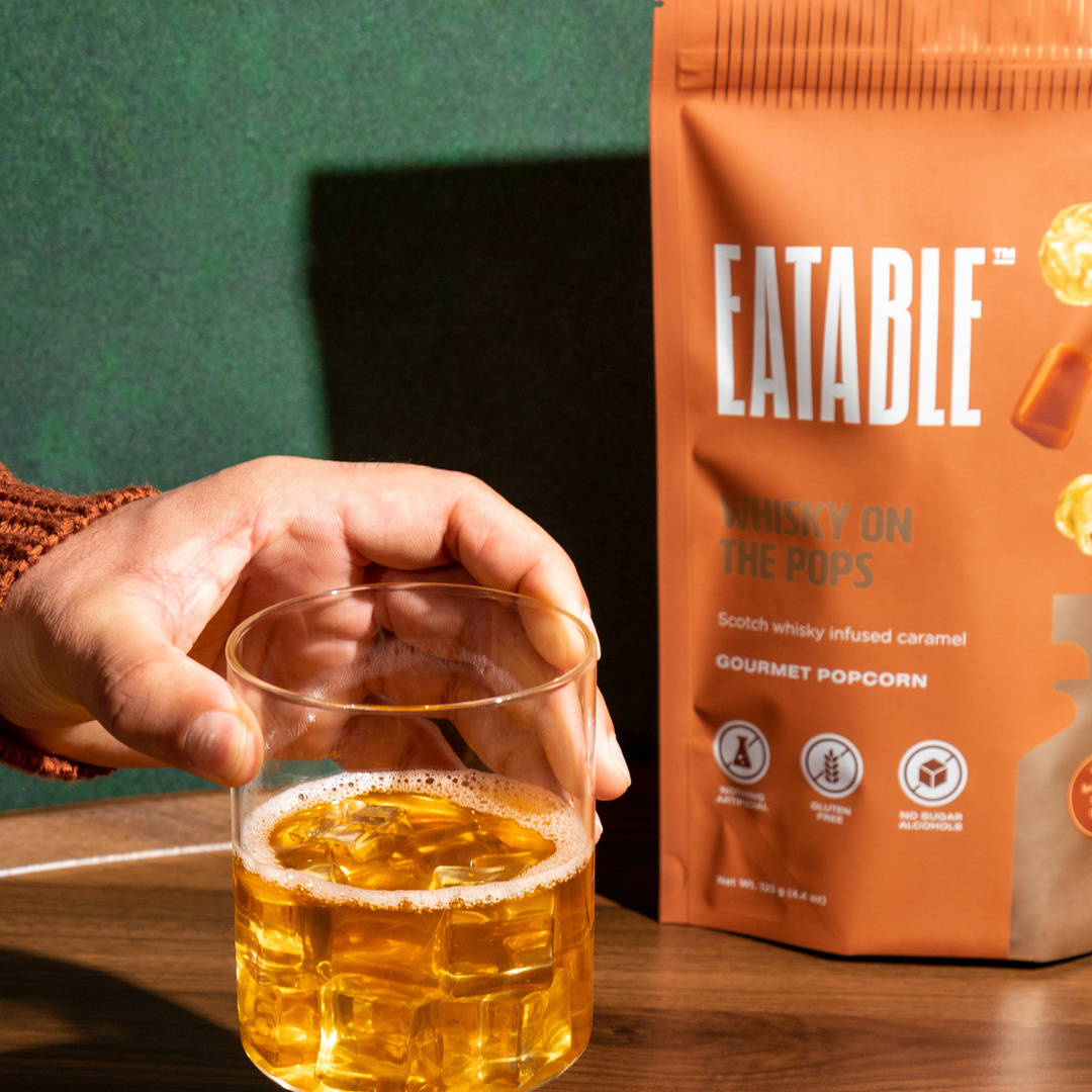 Whisky On the Pops Gourmet Caramel Popcorn