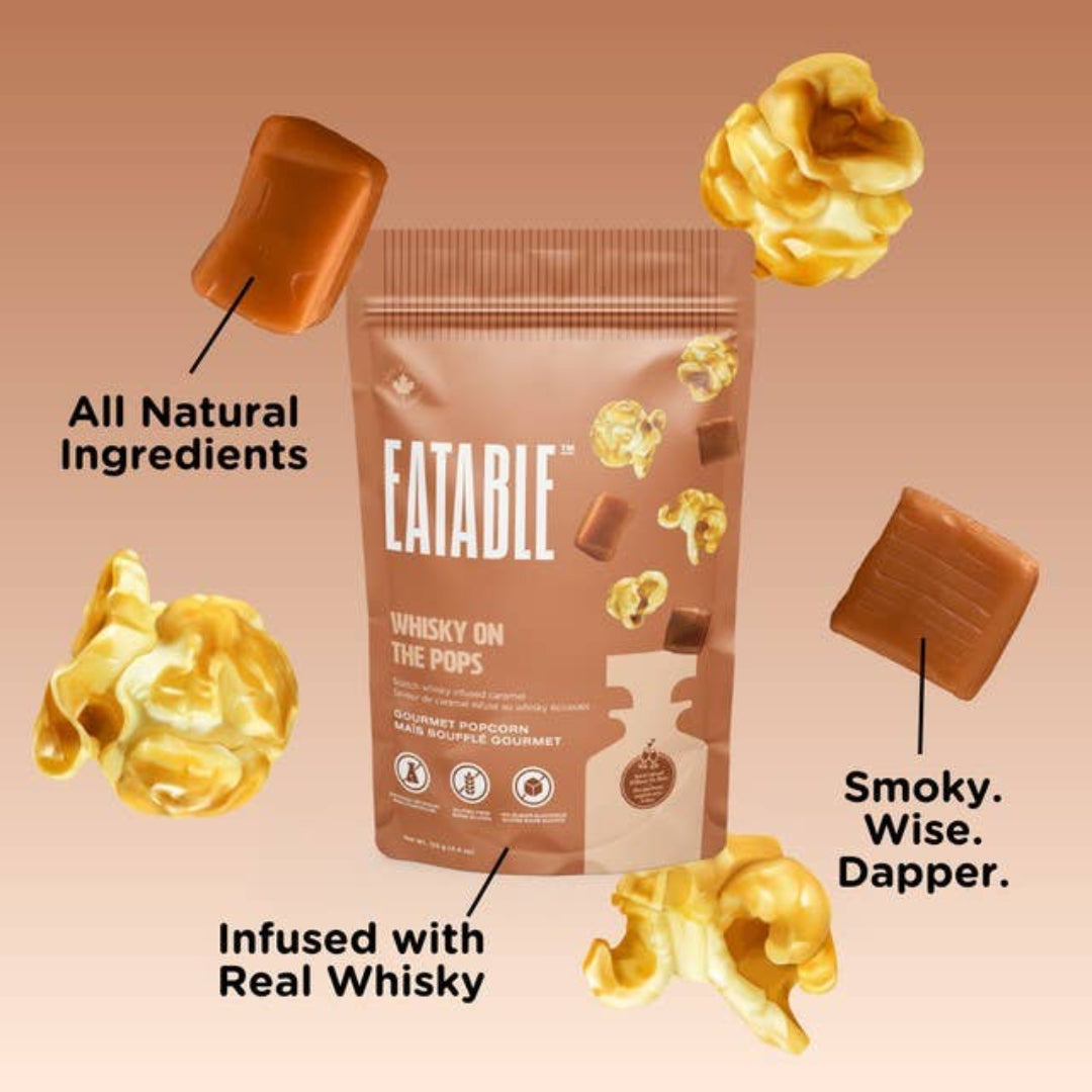Whisky On the Pops Gourmet Caramel Popcorn