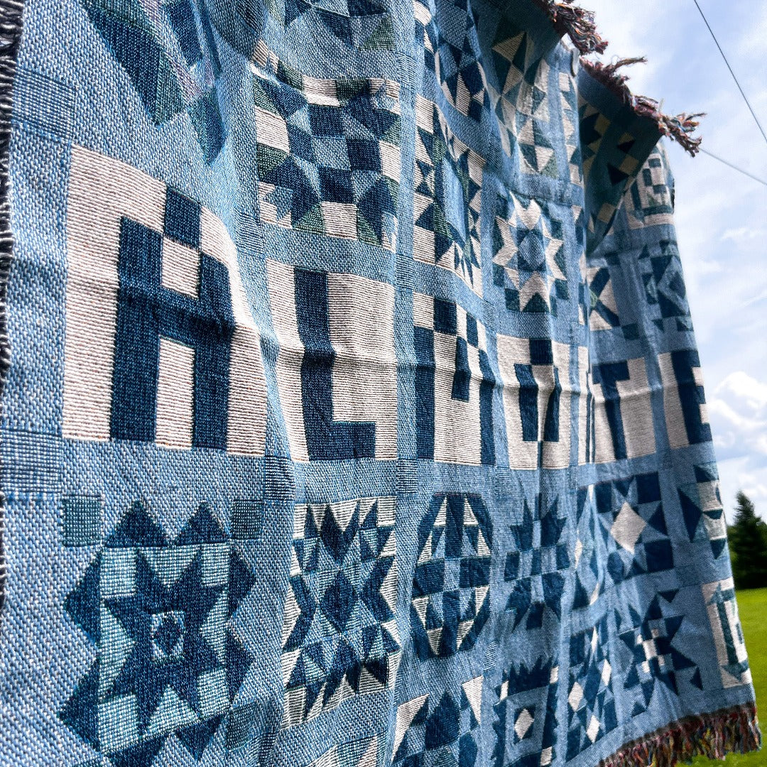 Blue Almonte Quilt Blanket