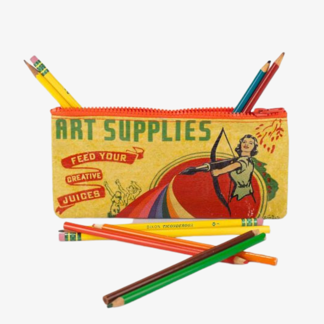 Art Supplies Pencil Case